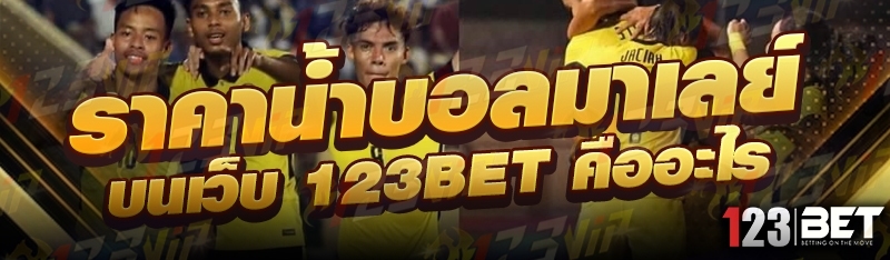 ราคาน้ำบอลมาเลย์ บนเว็บ 123bet คืออะไร