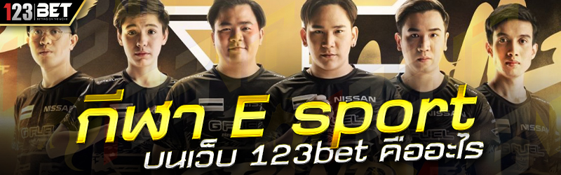 กีฬา E Sport บนเว็บ 123bet คืออะไร